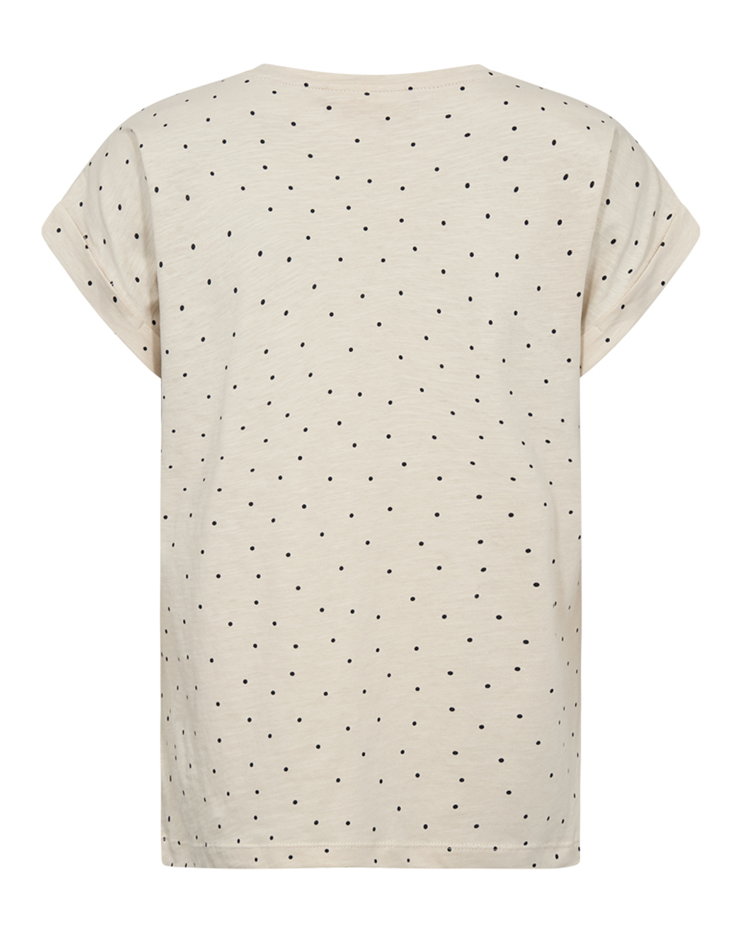 Topp Viva prickig ljusbeige/marinblå - 2