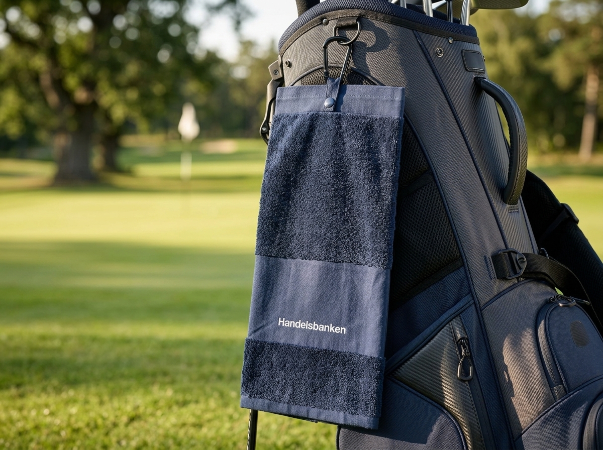Golfhandduk, Lux navy - 2