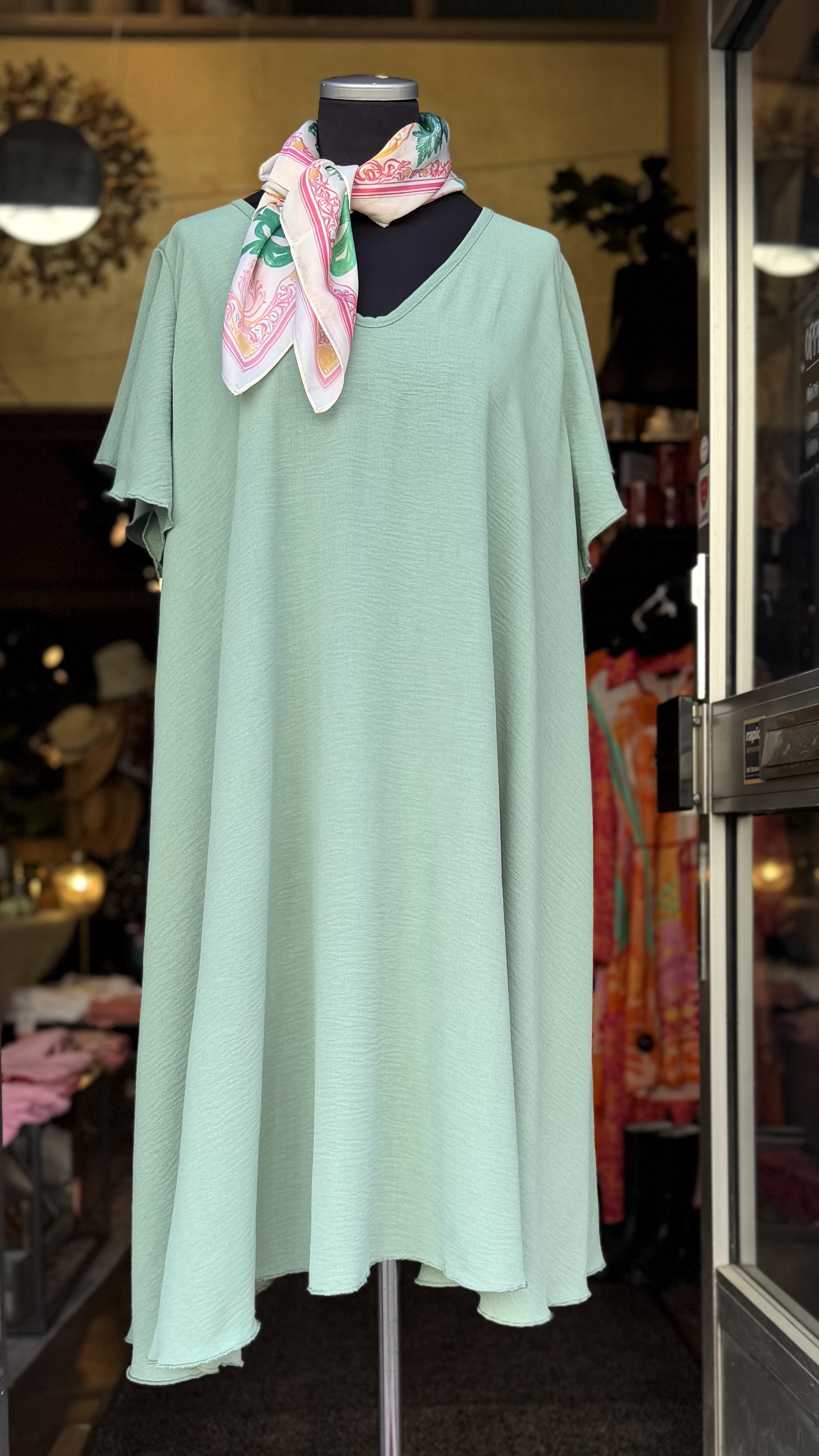 Charlie dress - sage green - 4