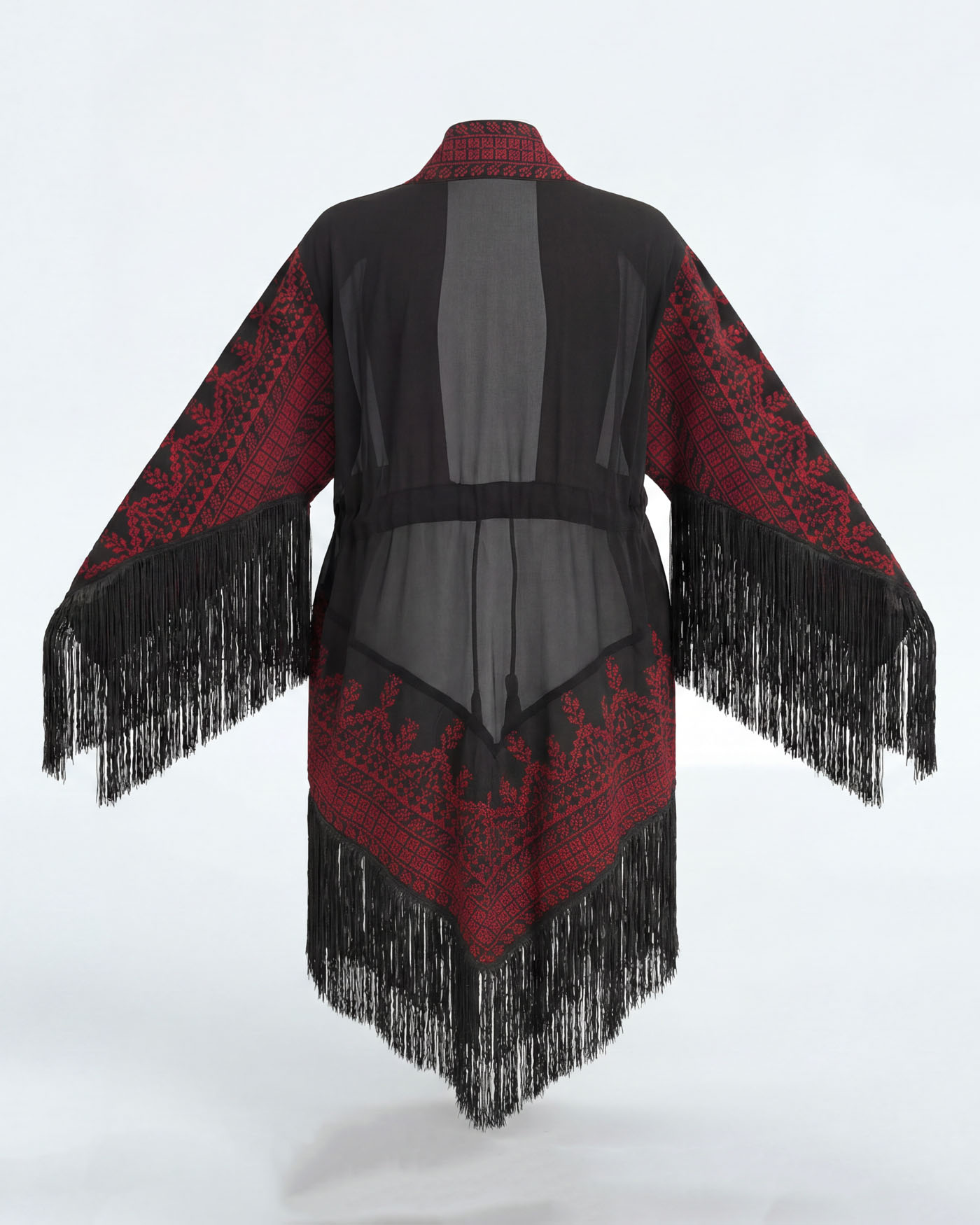 Palästinensischer Kimono - Schwarz - 5