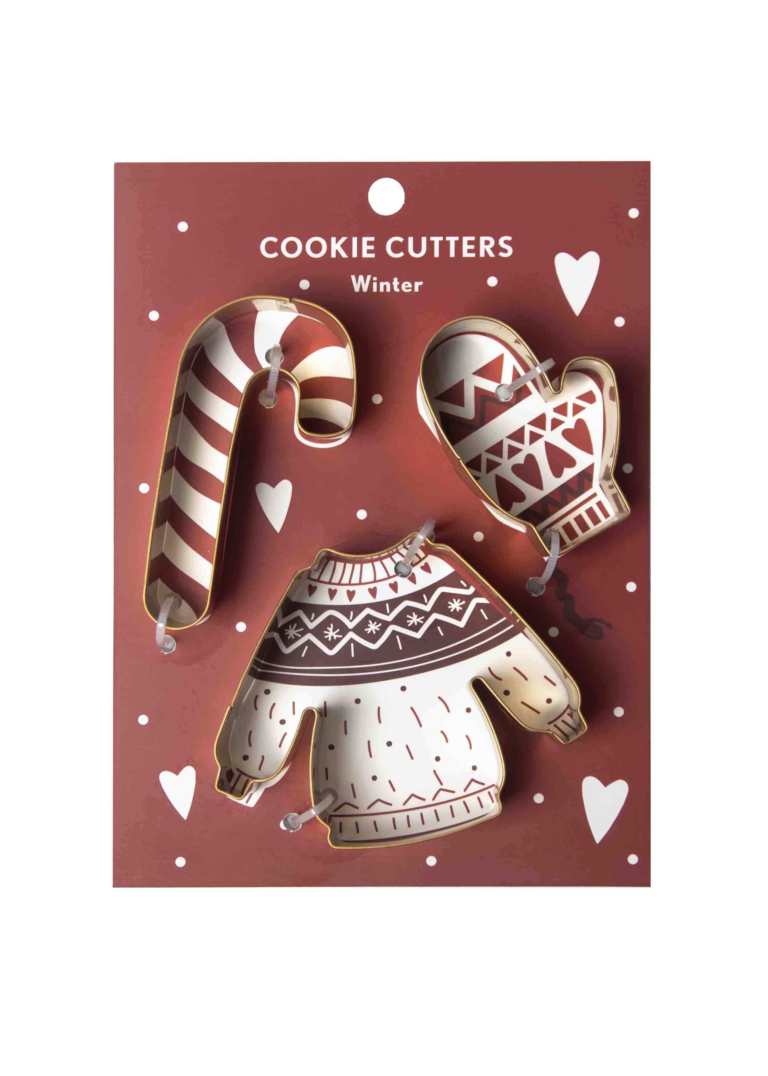 PEPPARKAKSFORMAR WINTER 3-PACK 