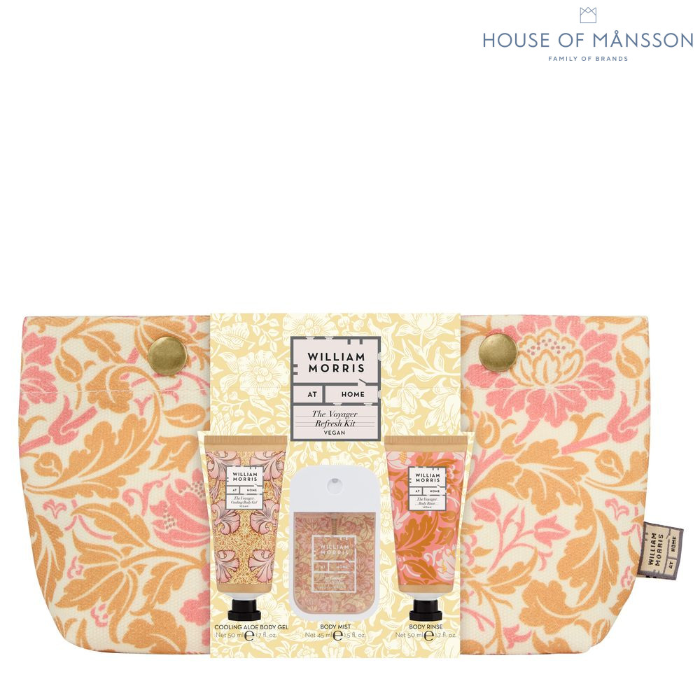 William Morris Refresh Kit – The Voyager Canvas Wash Bag