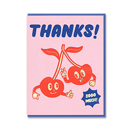 Cherries Bro Thank You  Card