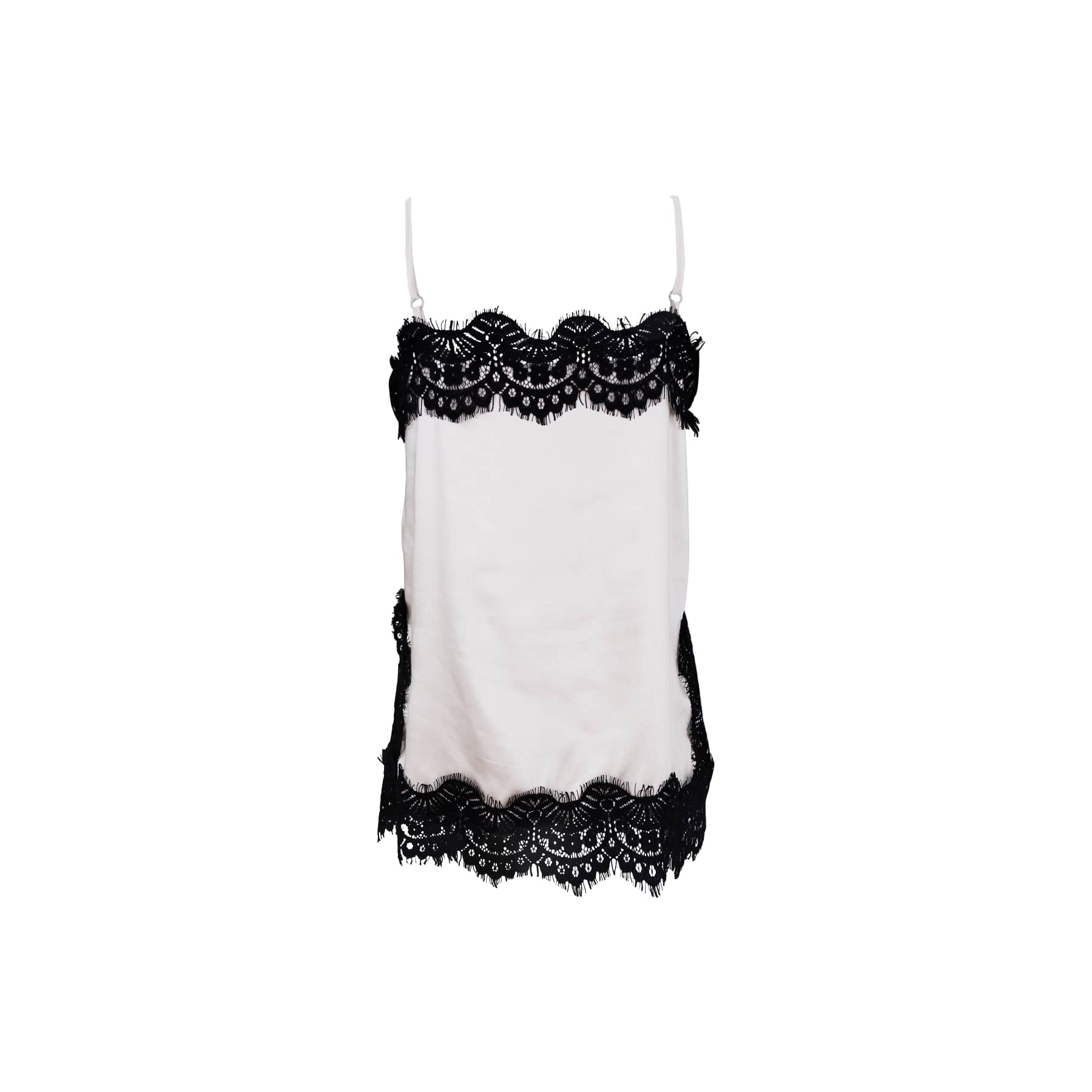 BCEVIE lace strap top Pearl