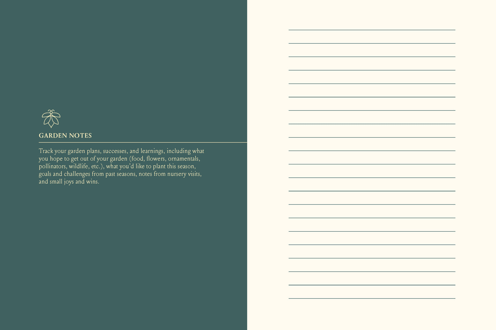 Anteckningsbok – The Joyful Gardener's Journal 160 sidor - 3