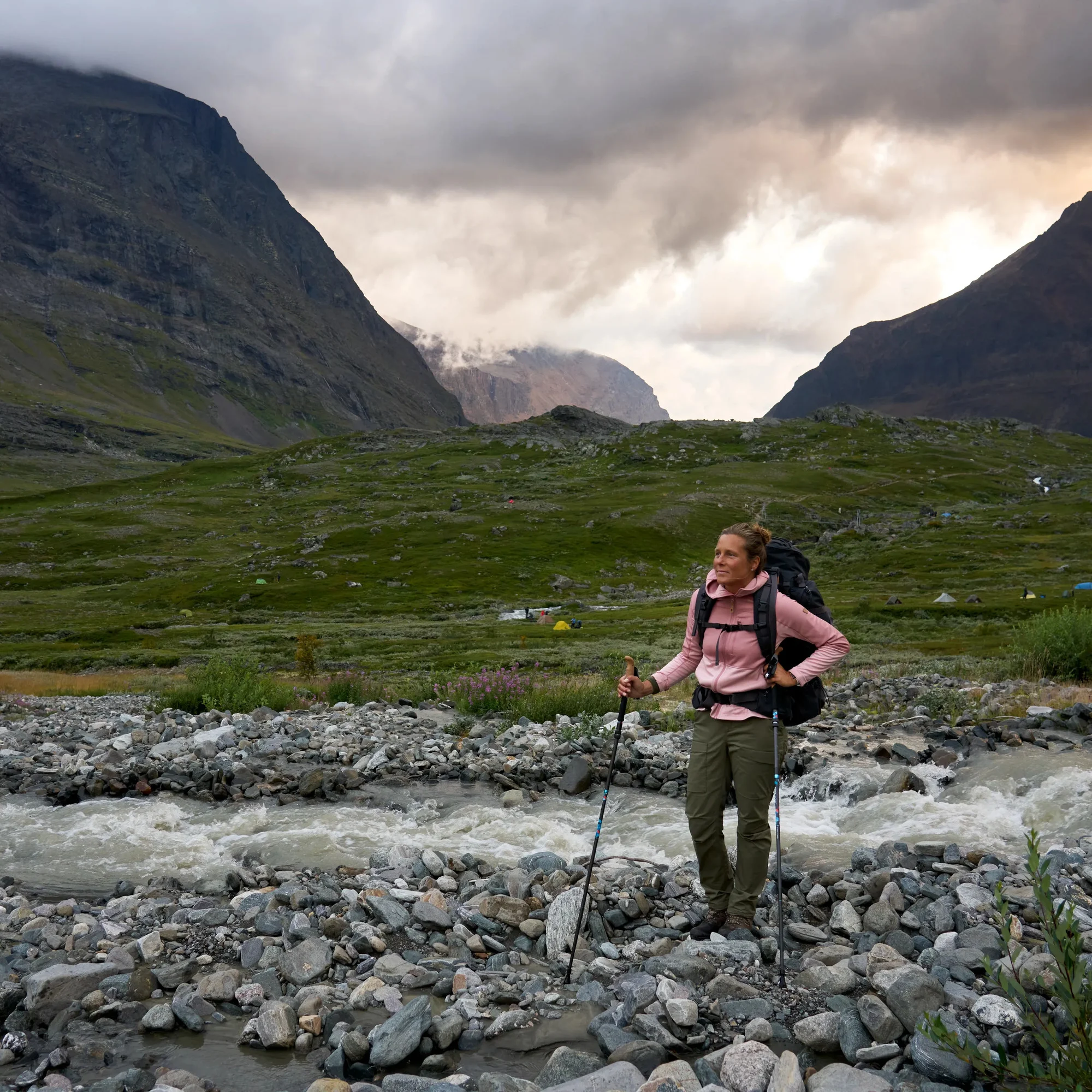 FJÄLLRÄVEN  Abisko Hybrid Trail Trs W - 3