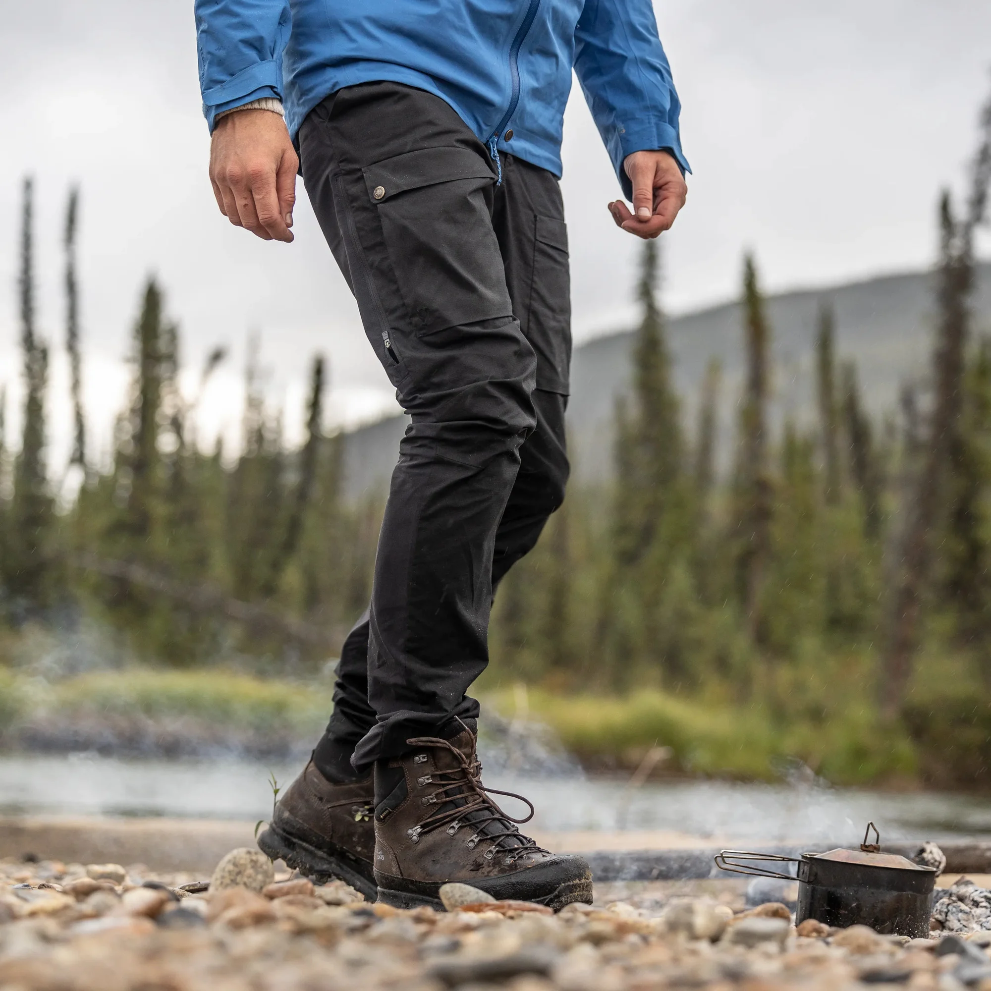 FJÄLLRÄVEN  Abisko Hybrid Trail Trs M - 2