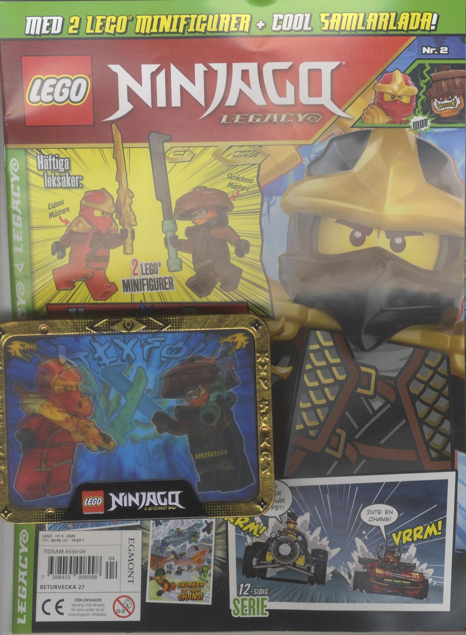 LEGO nr 4 2026, LEGO Ninjago Legacy, 2 minifigurer + cool samlarbild