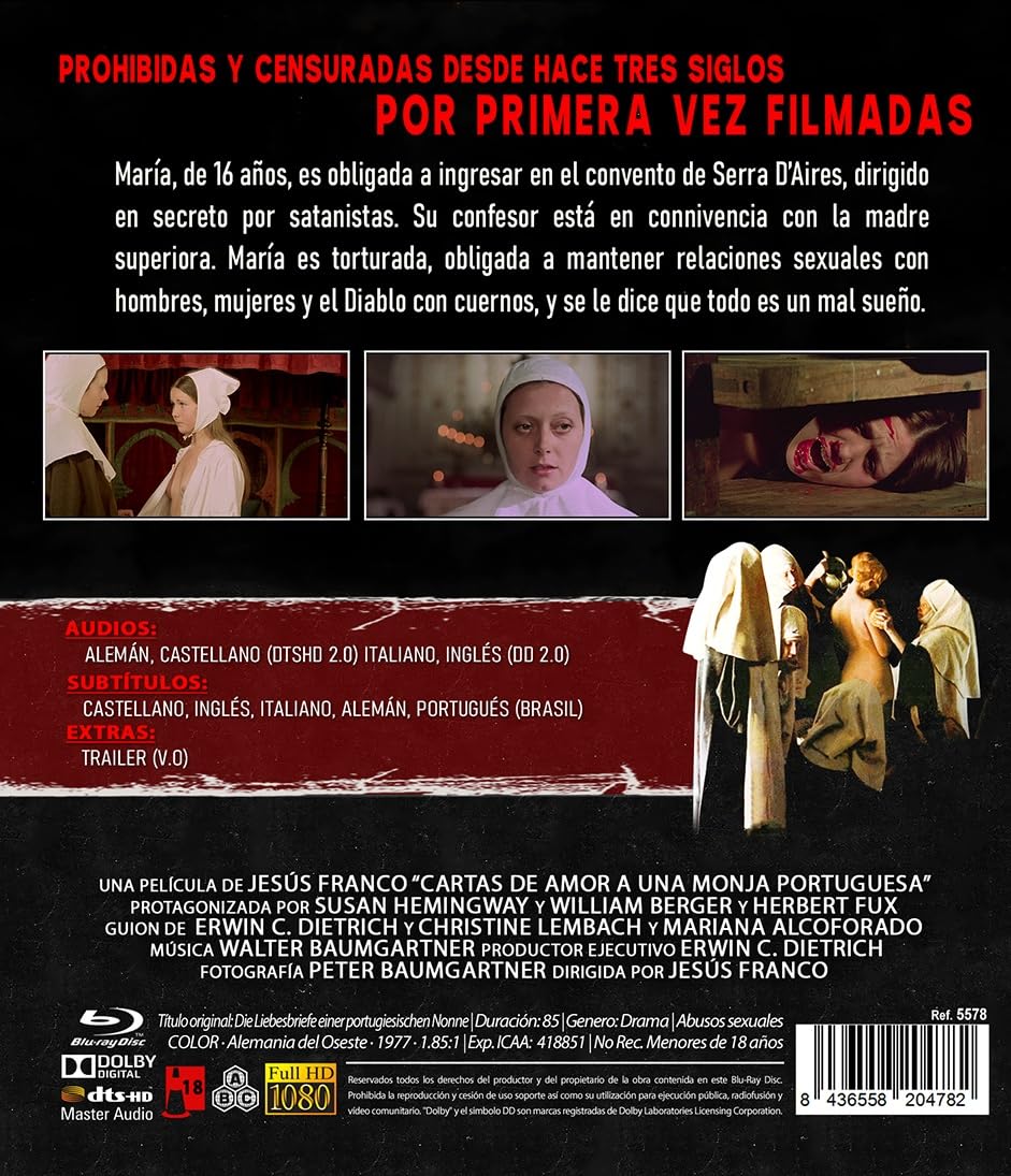 Love Letters To A Portuguese Nun (ej svensk text) (Blu-ray) - 2
