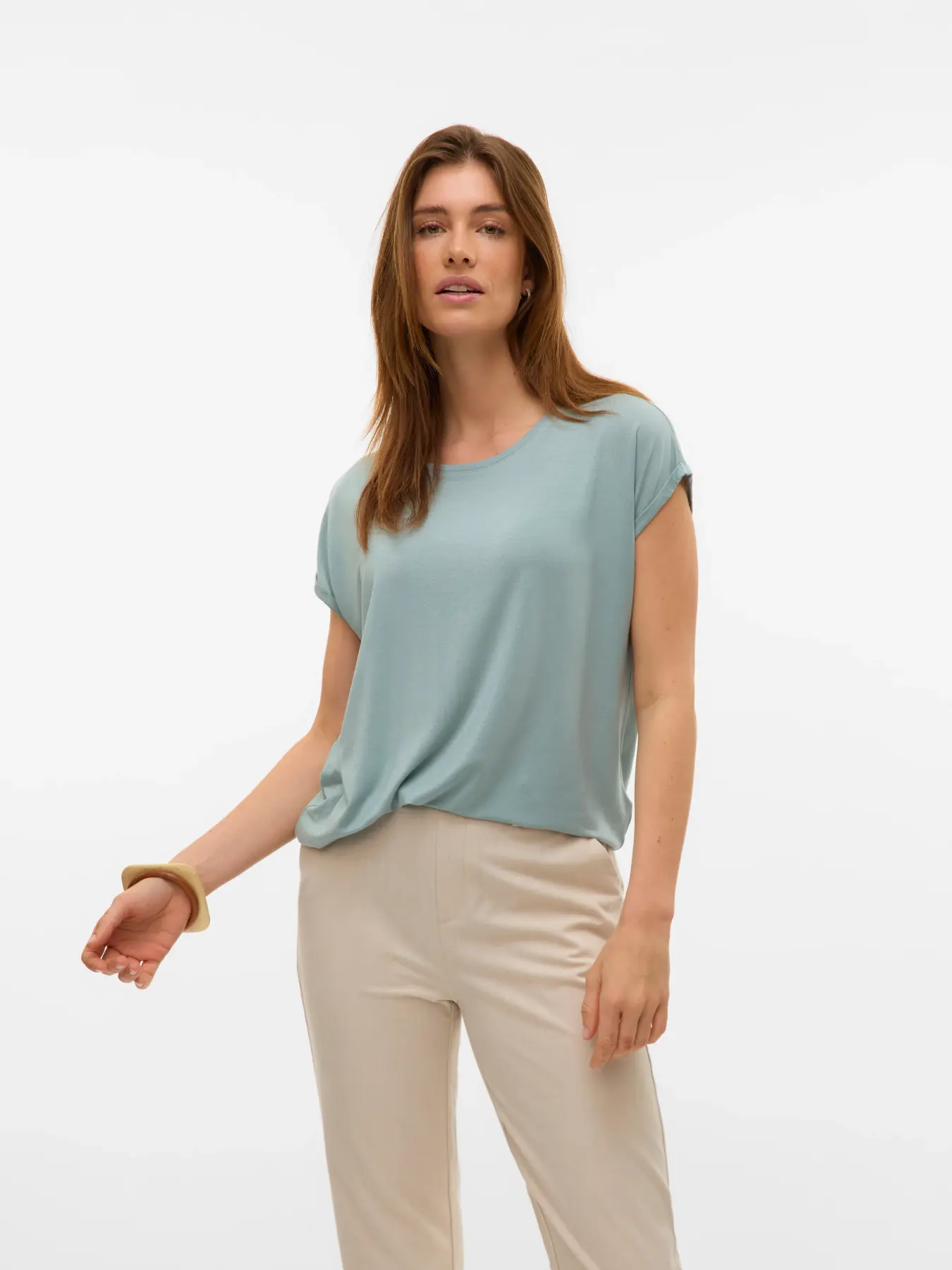 Vero Moda - Ava Tshirt Grågrön - 2