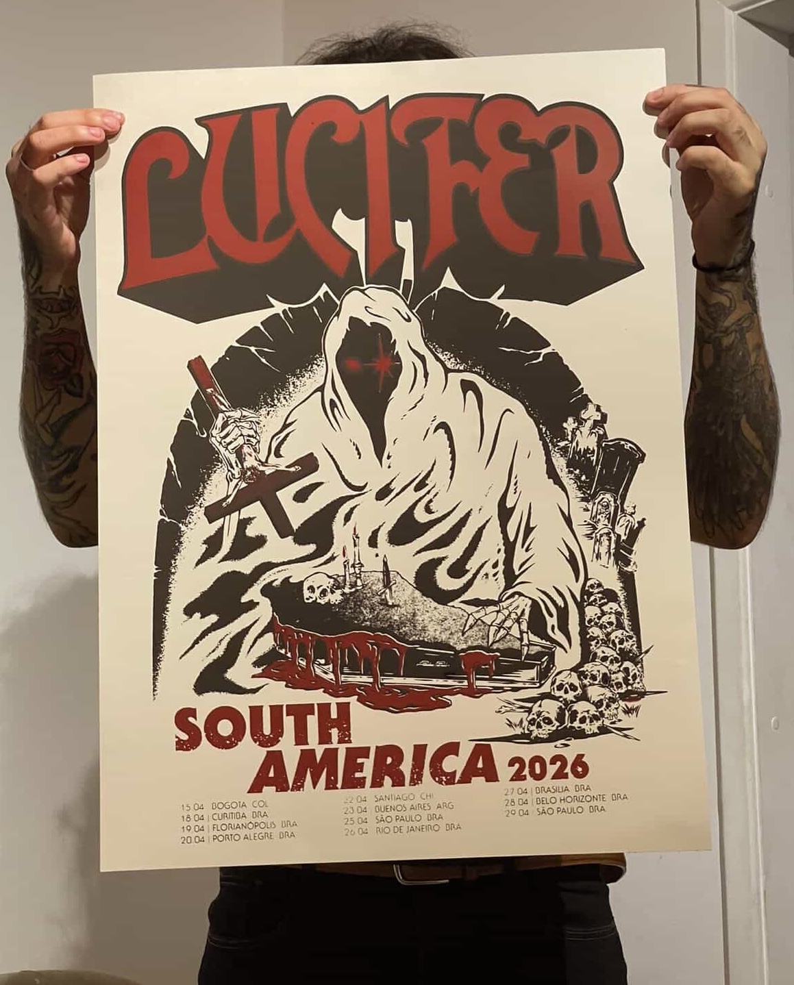 LUCIFER - POSTER, SOUTH AMERICA 2026 - 2