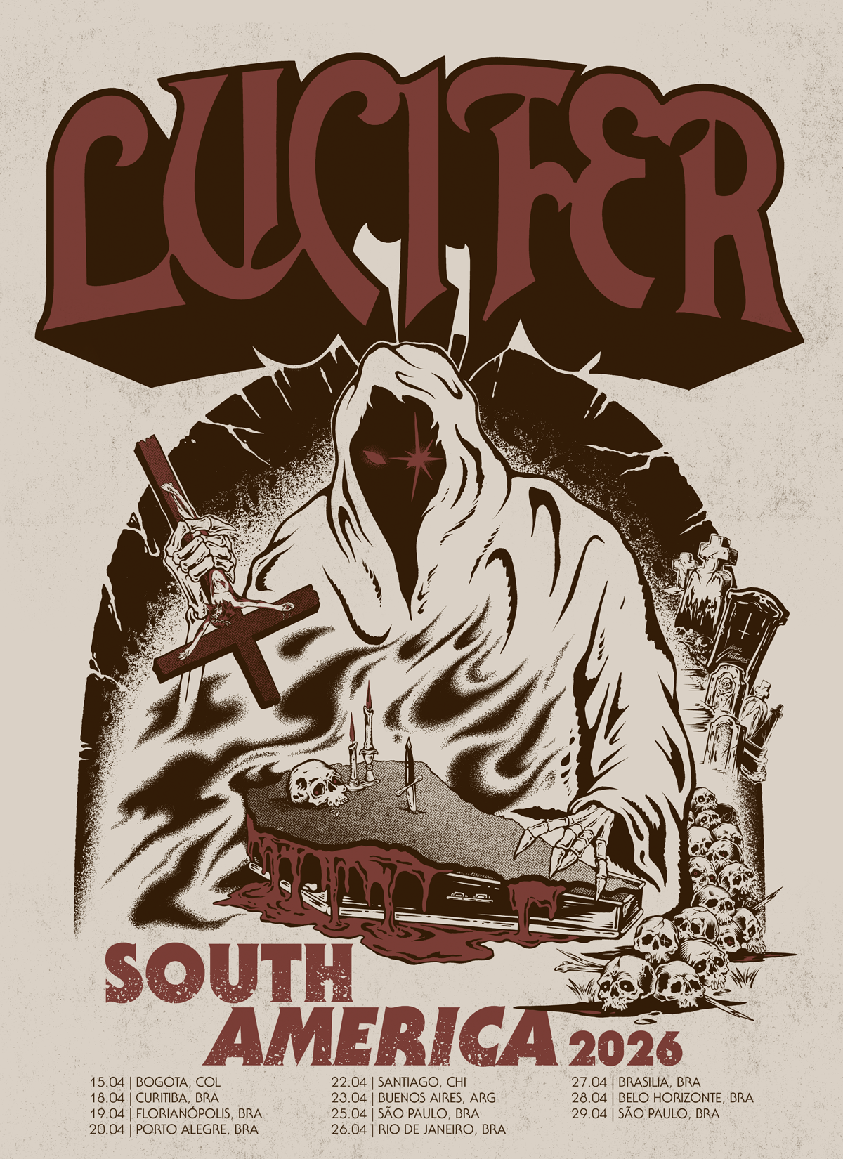 LUCIFER - POSTER, SOUTH AMERICA 2026