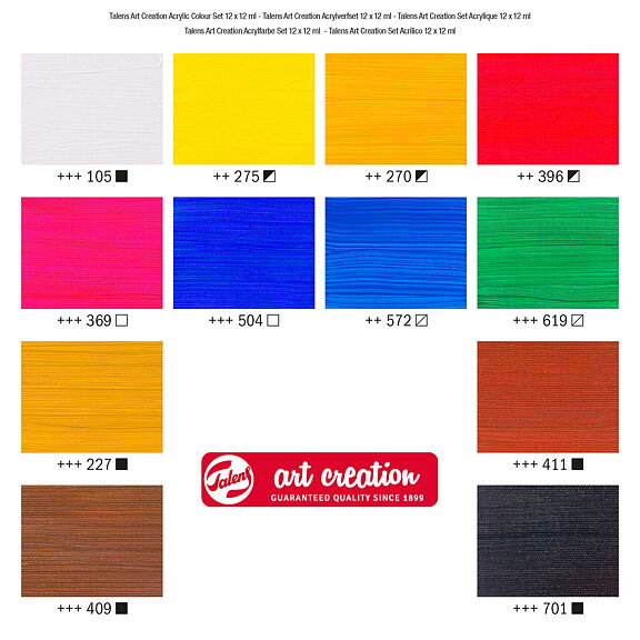 Talens Art Creation Acrylic Colour set 12 x 12 ml - 3