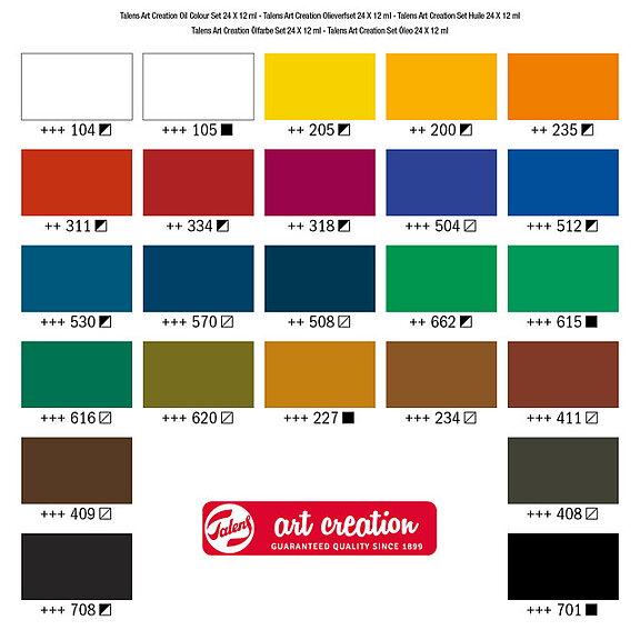 Talens Art Creation oil colour set 24 x 12 ml - 3