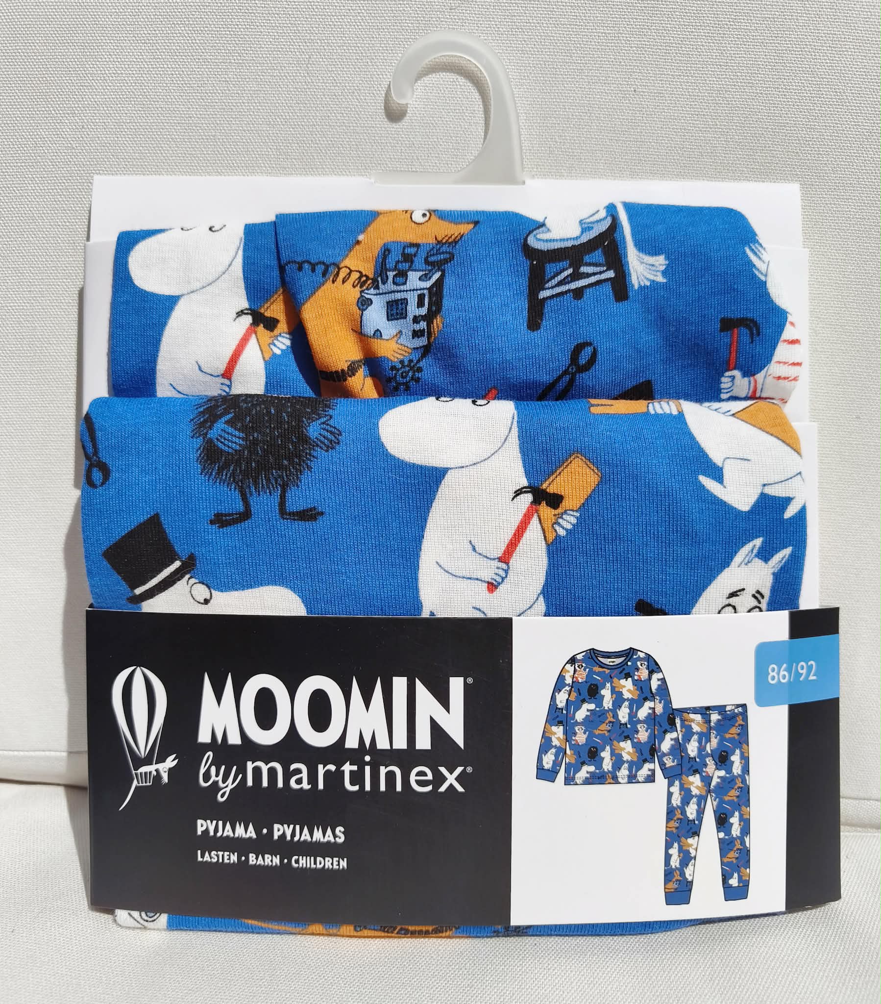 Pyjamas Mumin Byggare