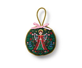Angel broderat julgranspynt
