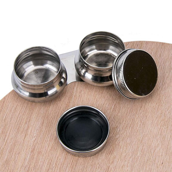 Palettkopp dubbel med lock - 3