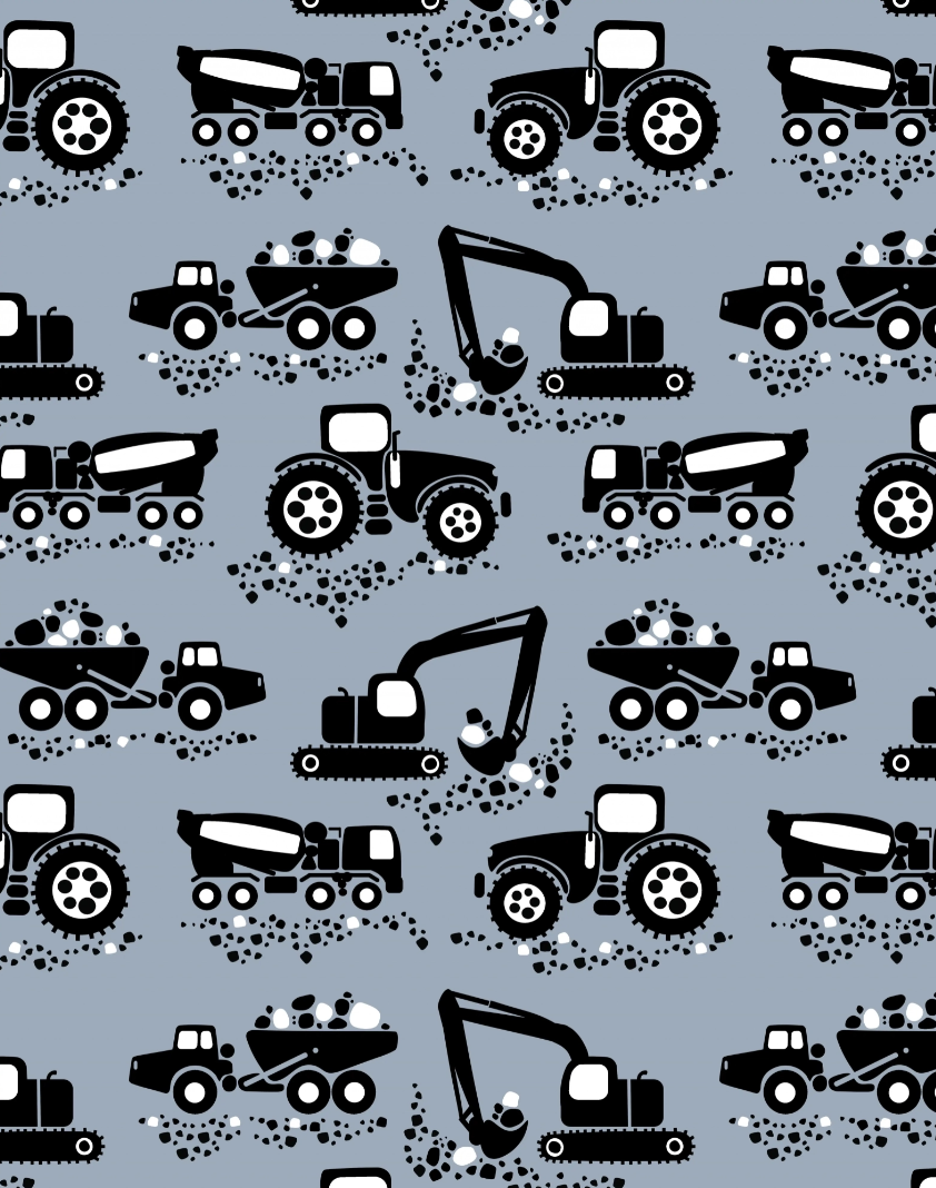 MACHINES - LIGHT BLUE/FELL