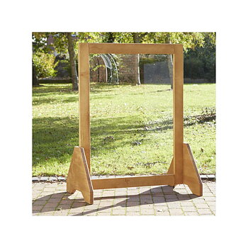 Golvstaffli med plexiglas