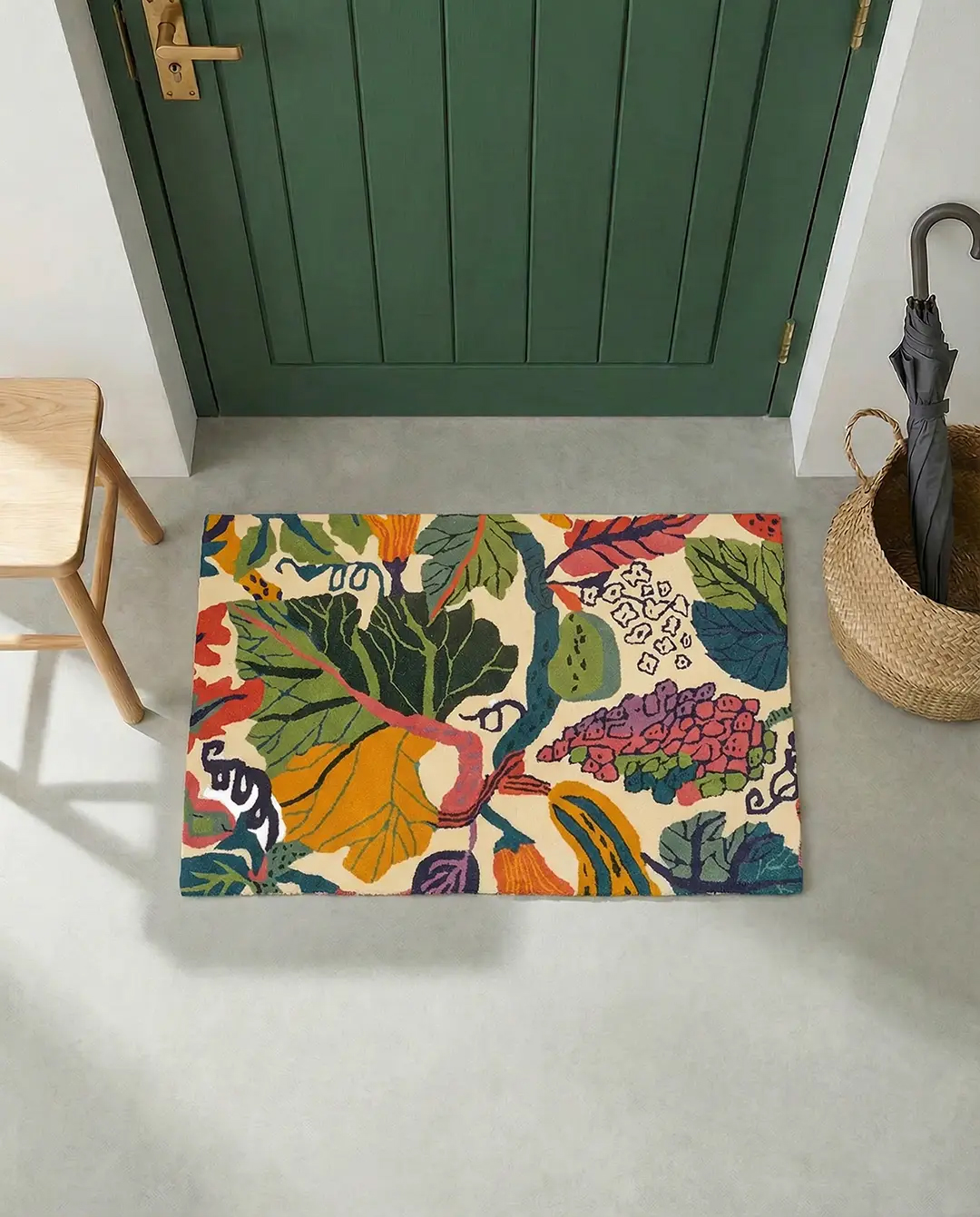 Dörrmatta Heritage Garden Cream/Multi 60x90cm - 3