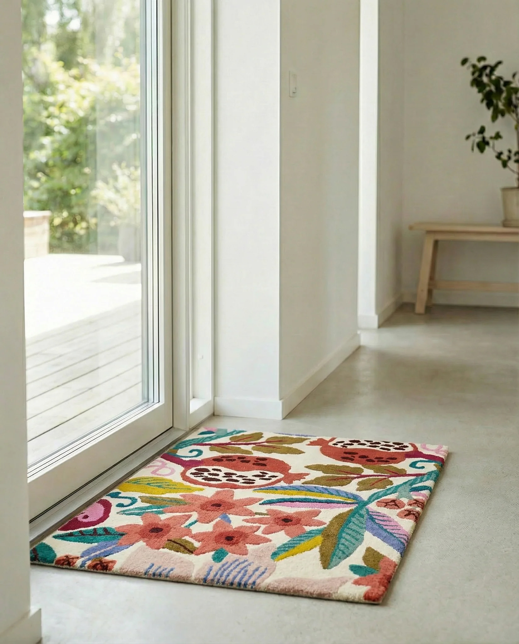 Dörrmatta Pomegranate White/Multi 60x90cm - 3