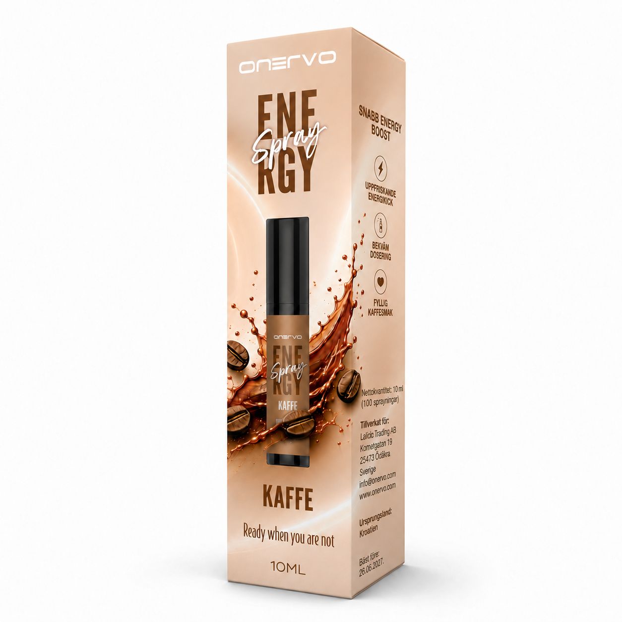 Onervo Energy Spray - Kaffe 10ml - 3