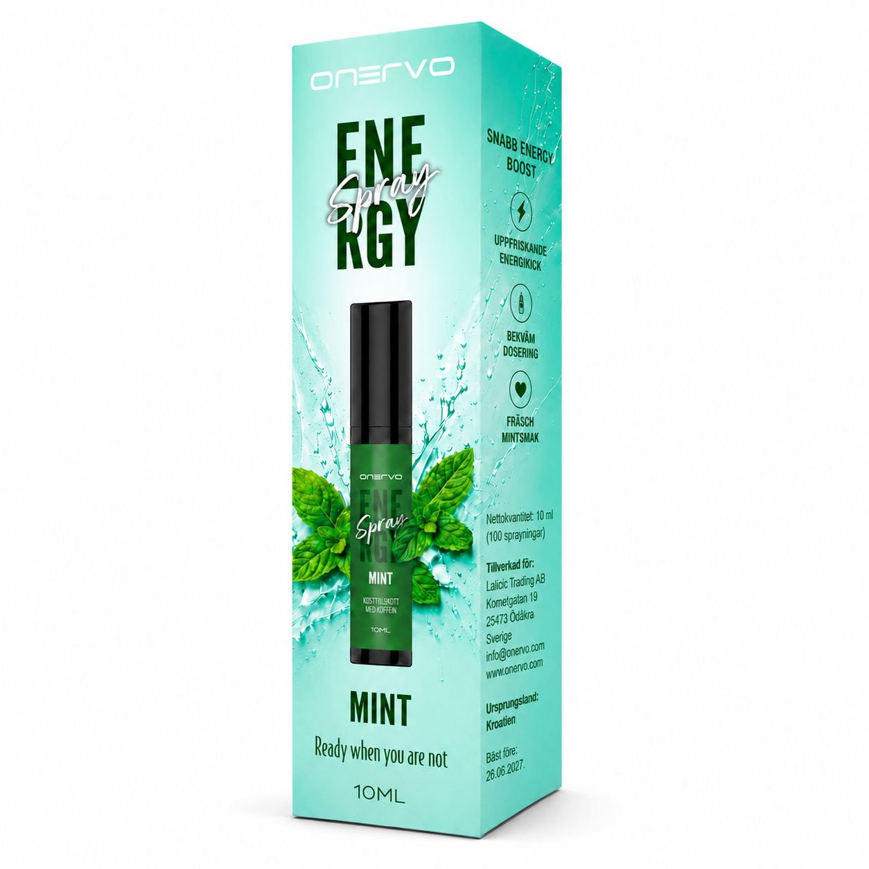 Onervo Energy Spray – Minttu 10 ml - 3