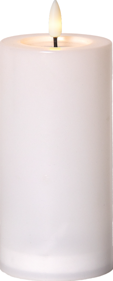 Aurinkovalaisin Flame Saul Valkoinen 17,5cm - 3