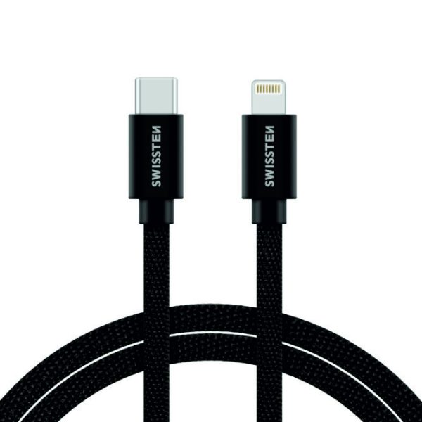 Swissten Textilkabel USB-C/Lightning C 2m - 2