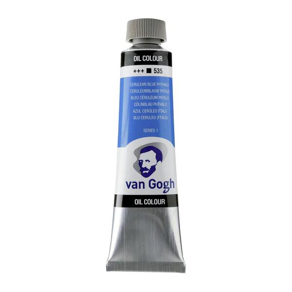 Oljefärg van Gogh Olja 40 ml - 535 Cerulean Blue (phthalo) 