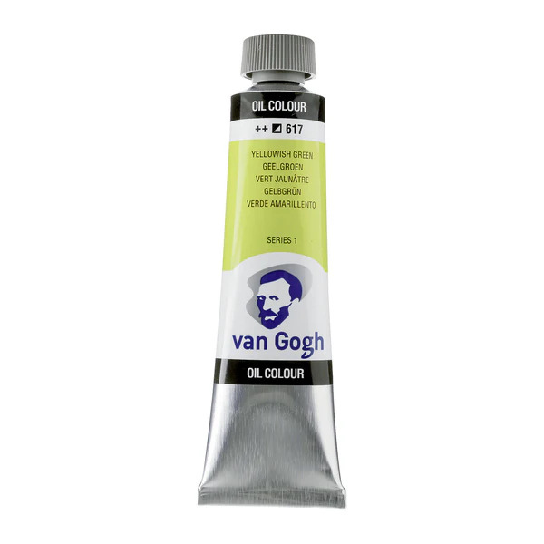 Oljefärg van Gogh Olja 40 ml - 617 Yellowish Green/Permenet green medium 