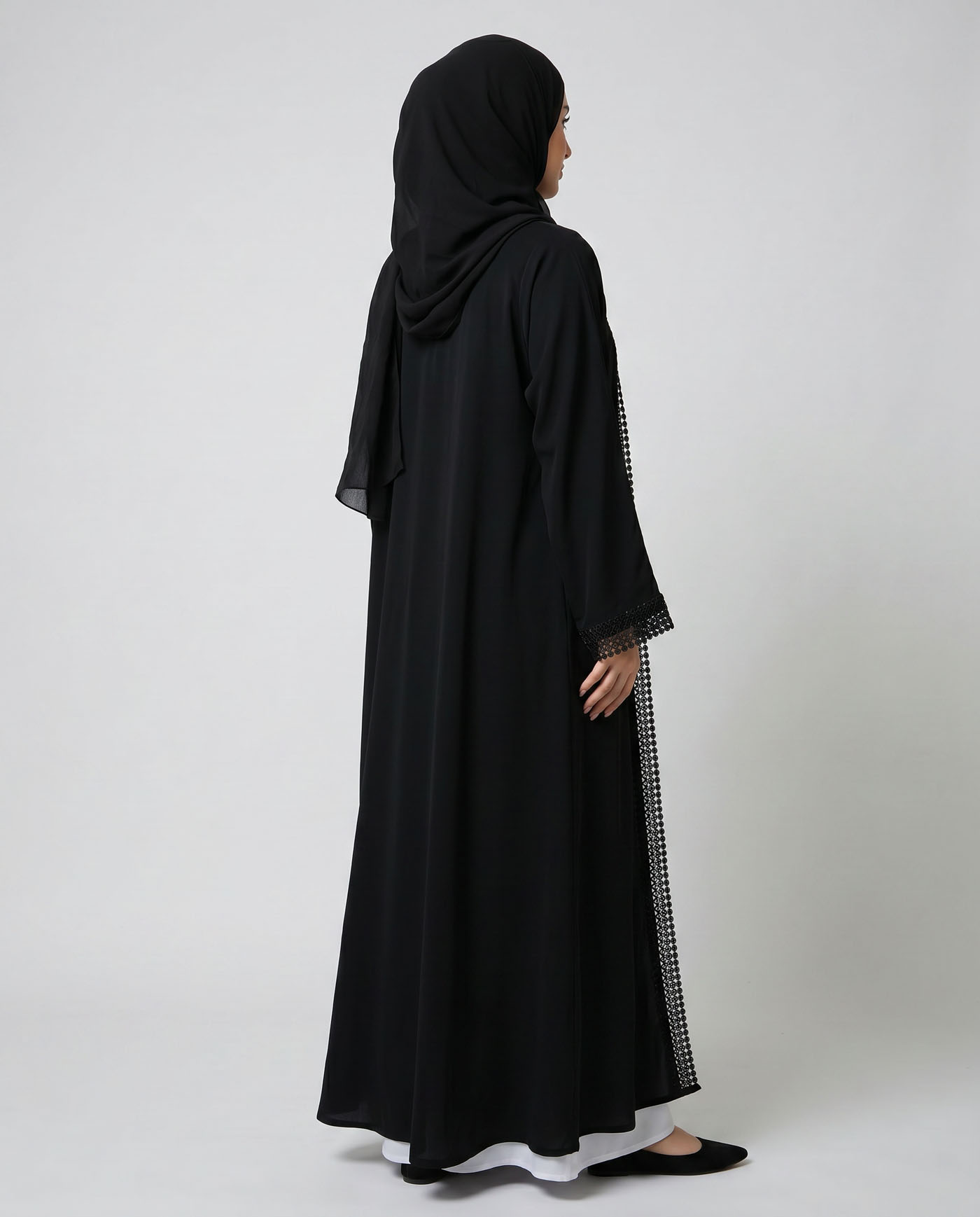 Abaya - Black - 3