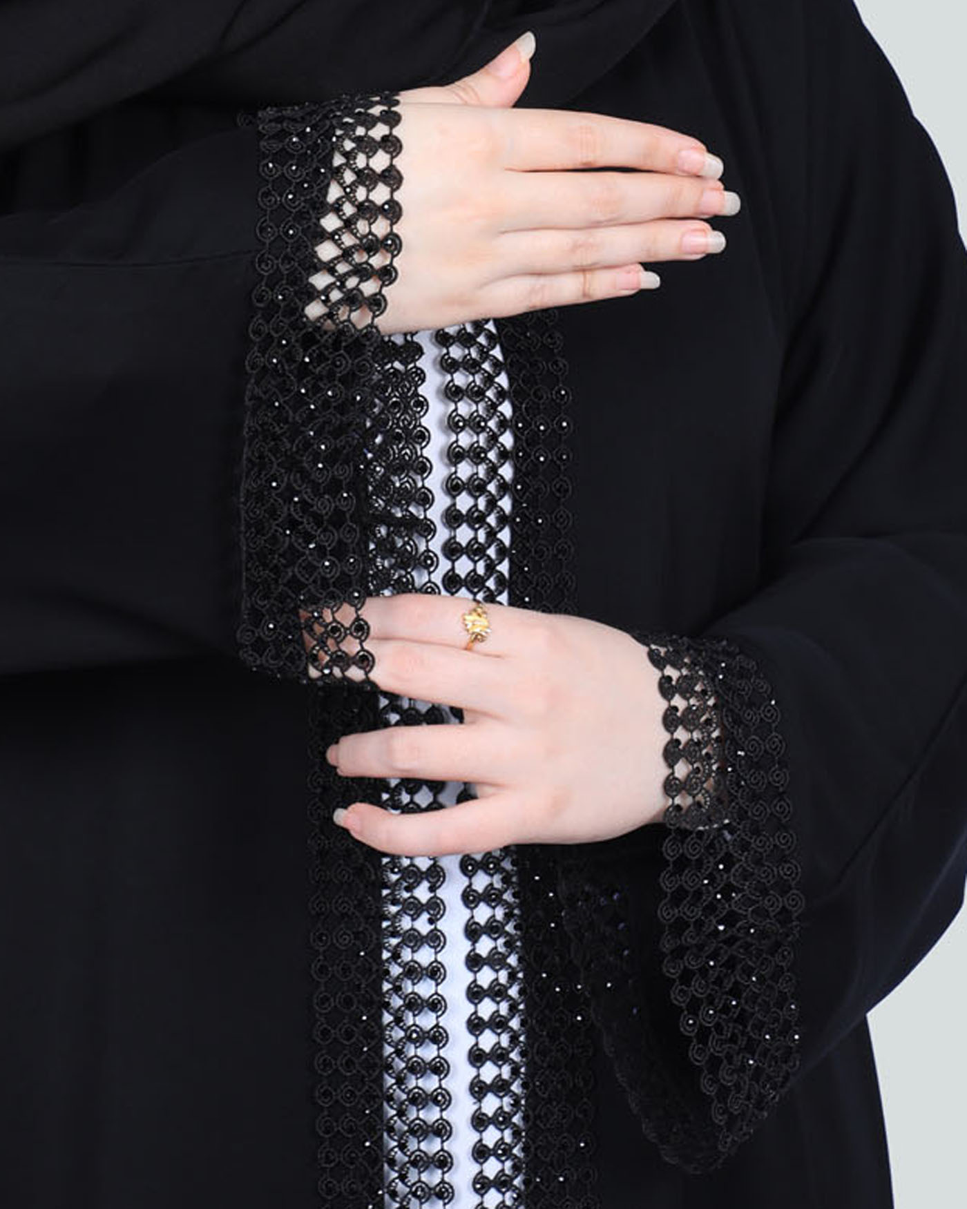 Abaya - Black - 4