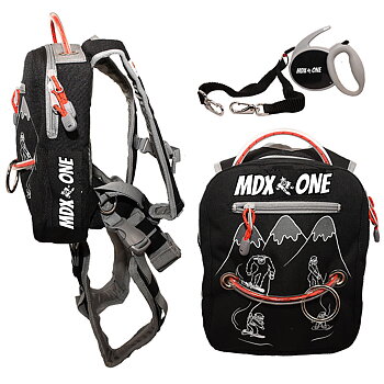 MDXONE Kids Harness - Ryggsäck Barnsele Black