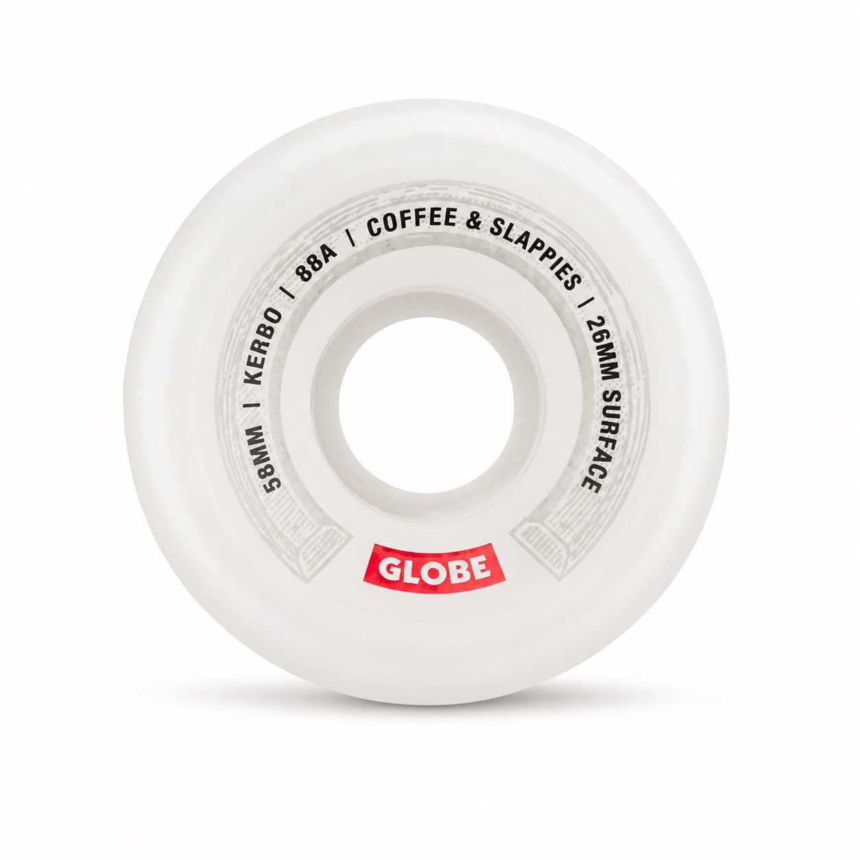Globe Skateboard Wheel - Kerbo Street Cruiser Frost 88A 58mm