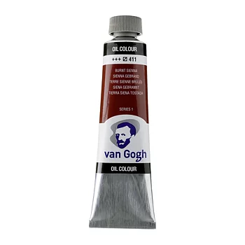 Oljefärg van Gogh Olja 40 ml - 411 Burnt Sienna 