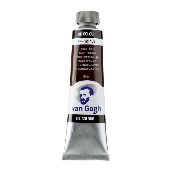 Oljefärg van Gogh Olja 40 ml - 409 Burnt Umber 