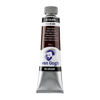 Oljefärg van Gogh Olja 40 ml - 409 Burnt Umber 
