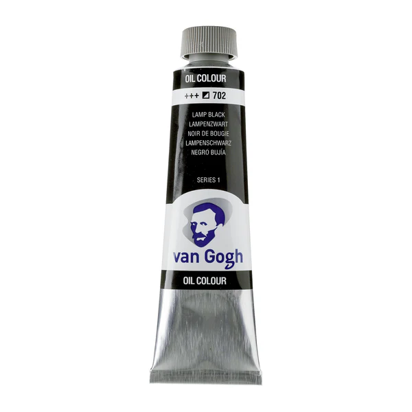 Oljefärg van Gogh Olja 40 ml - 702 Lamp Black 