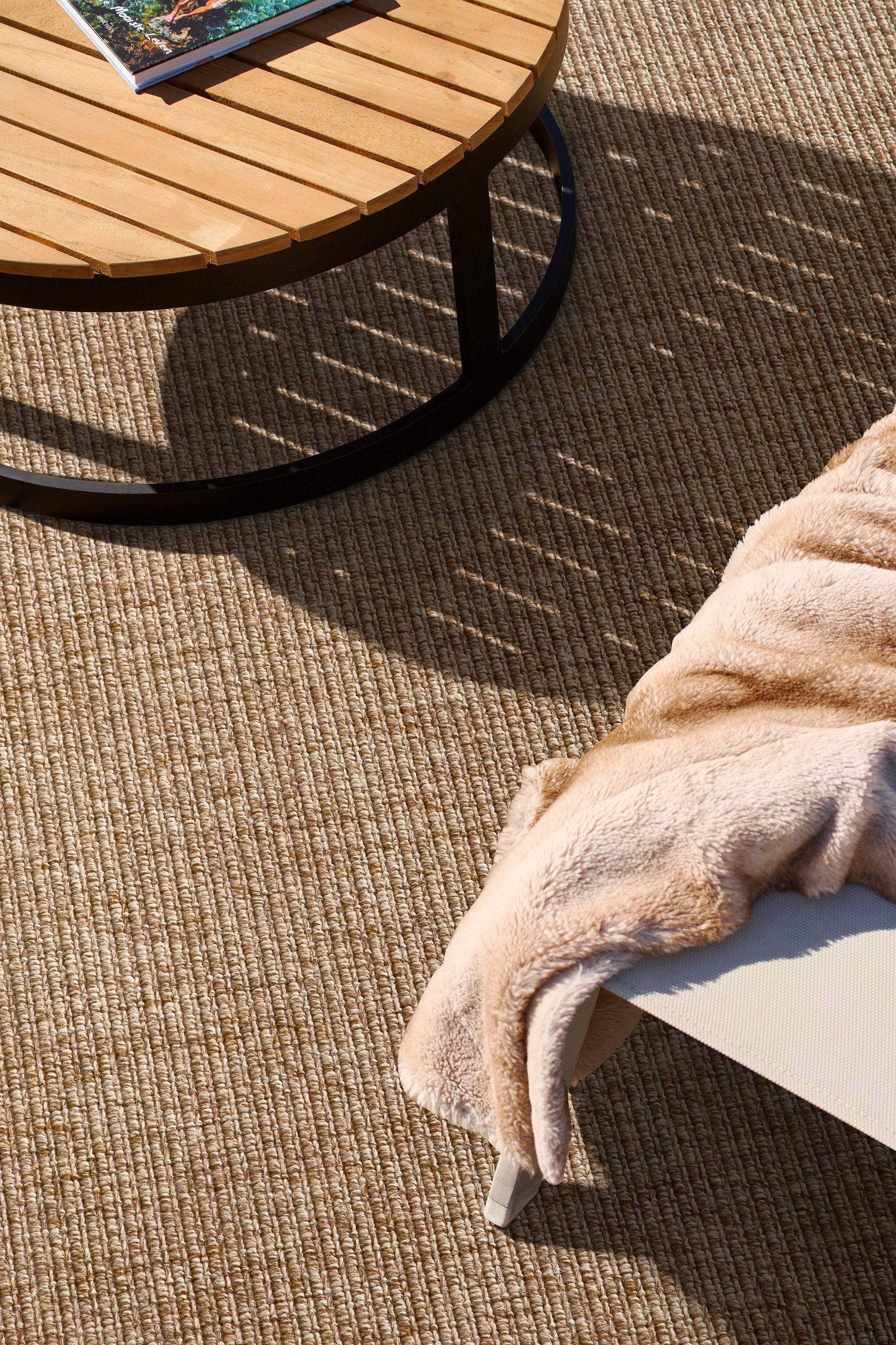 Amapa beige altan- och heltäckningsmatta - 4