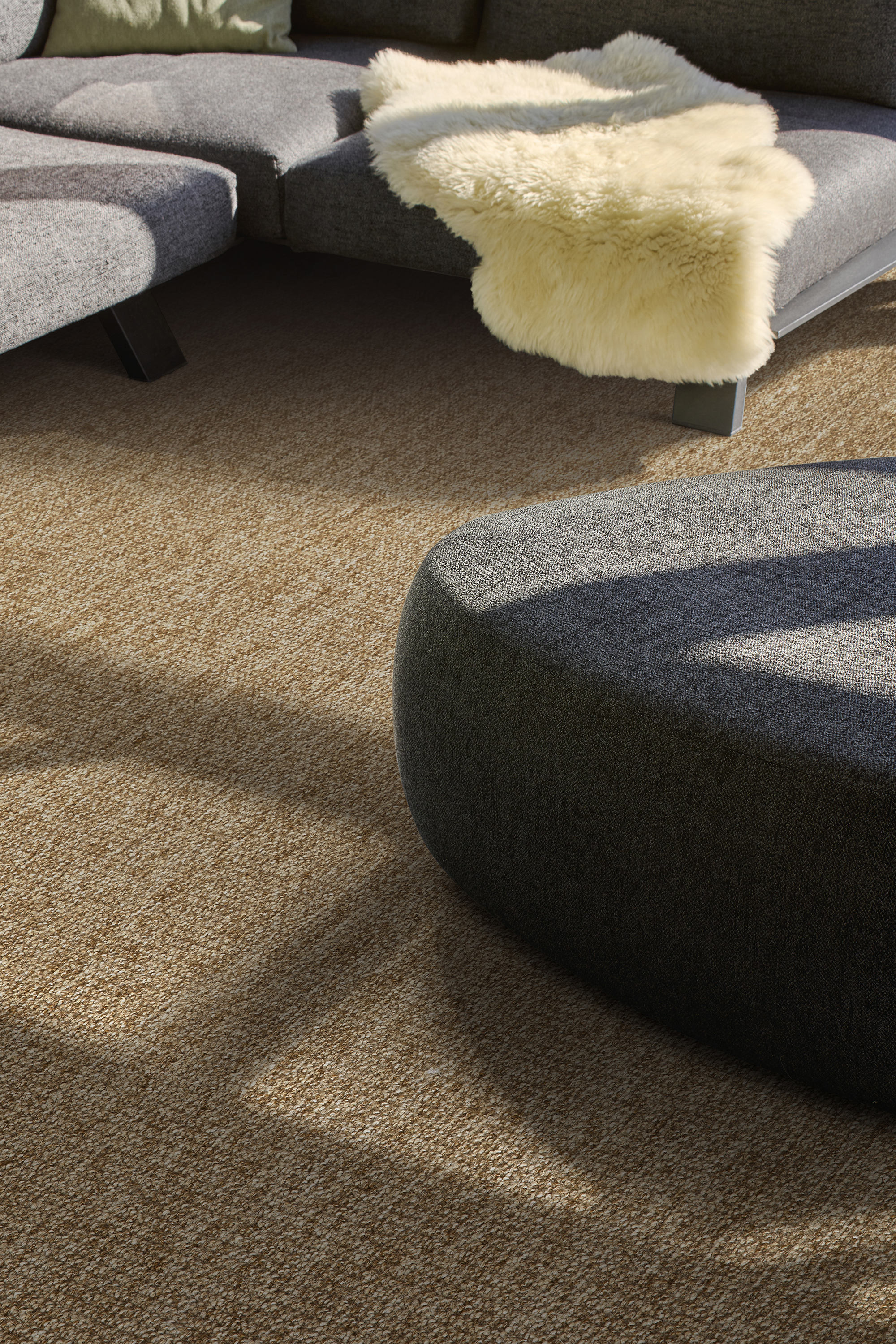 Amapa beige altan- och heltäckningsmatta - 5