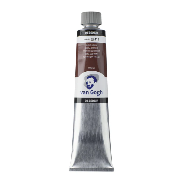 Oljefärg van Gogh Olja 200 ml - 411 Burnt Sienna 