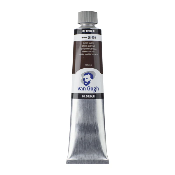 Oljefärg van Gogh Olja 200 ml - 409 Burnt Umber 