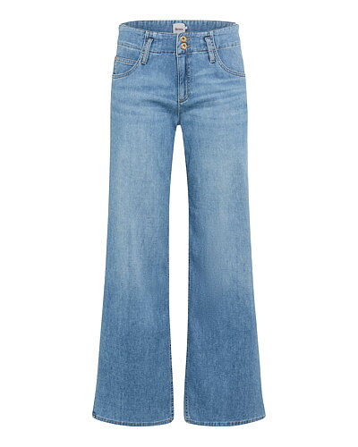 Jeans Maine tunn & vid 2 knappar ljus denim