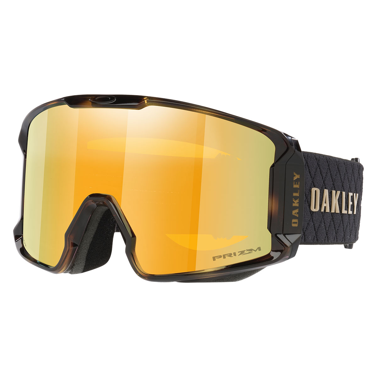 Oakley Goggles - Line Miner L Su Yiming Brown Tortoise - Prizm Snow 24K