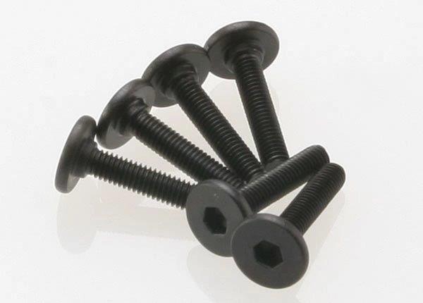Traxxas Skruv M3x15mm Platt Insex (6)