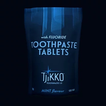 Tjikko Toothpaste tablets with fluoride Big pack 120 pc