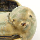 Josef Simon (1960s) Rounded Small Bird with Earthy Glaze 7 cm (2)