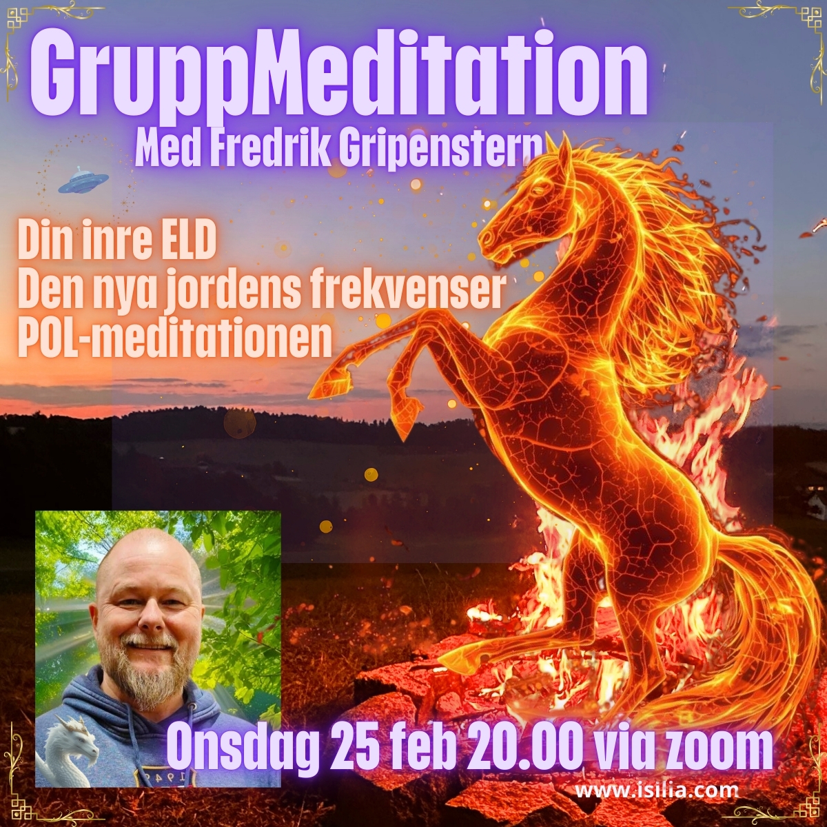 INSPELAD Gruppmeditation med Fredrik 2026-02-25