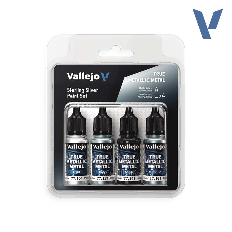 Vallejo: Sterling Silver Paint Set